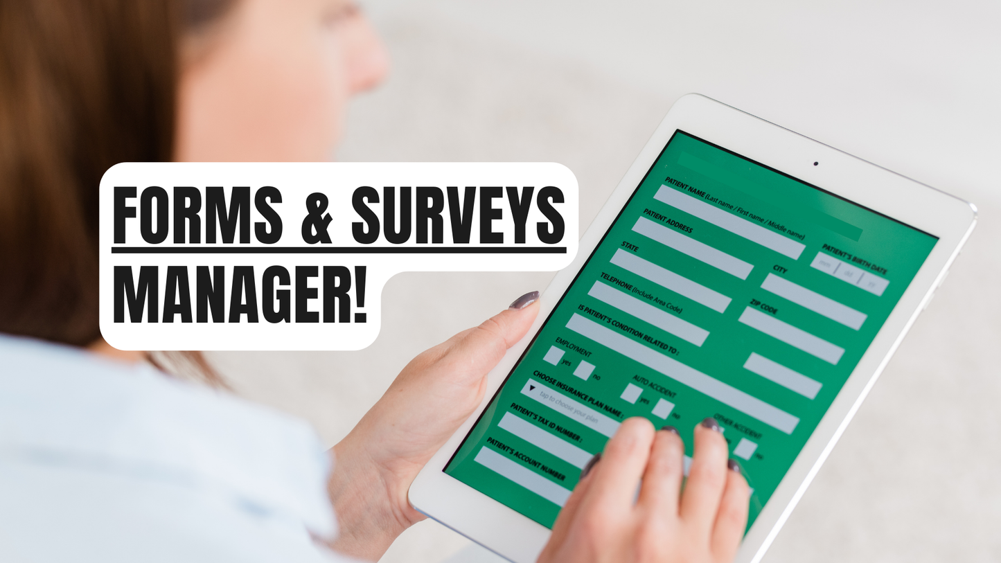 Forms & Surveys Manager