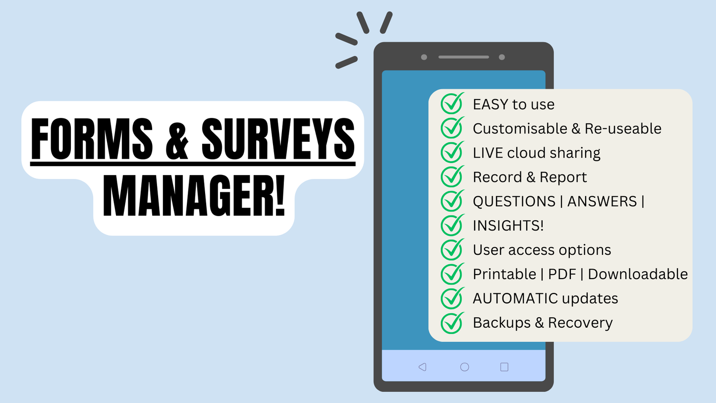 Forms & Surveys Manager